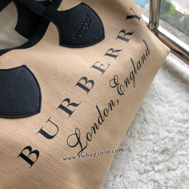 Burberry專門店新款購物袋吉安特包女包 巴寶莉雙面兩用托特包購物袋 yxb1352